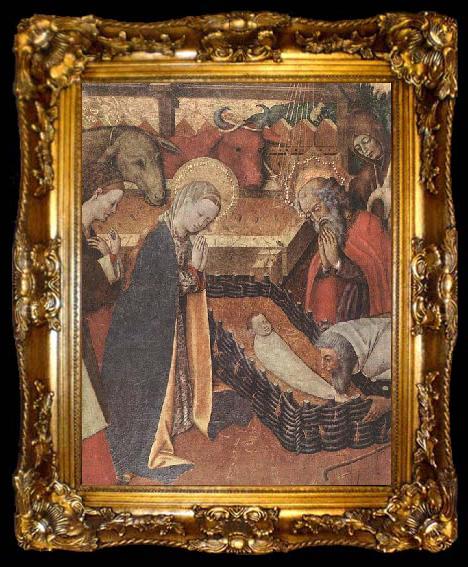 framed  MARTORELL, Bernat (Bernardo) The Nativity, ta009-2